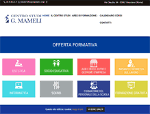 Tablet Screenshot of csmameli.com